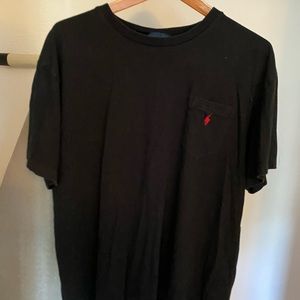 Black Polo Ralph Lauren pocket t shirt - L